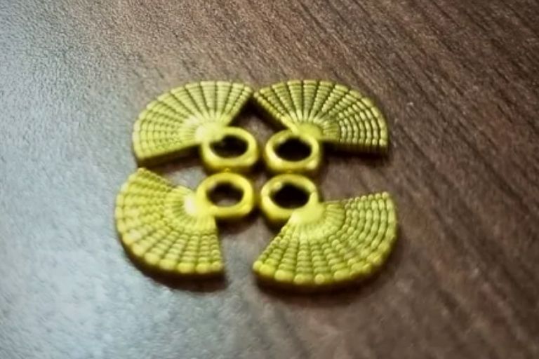 Golden Polished Metal Charm